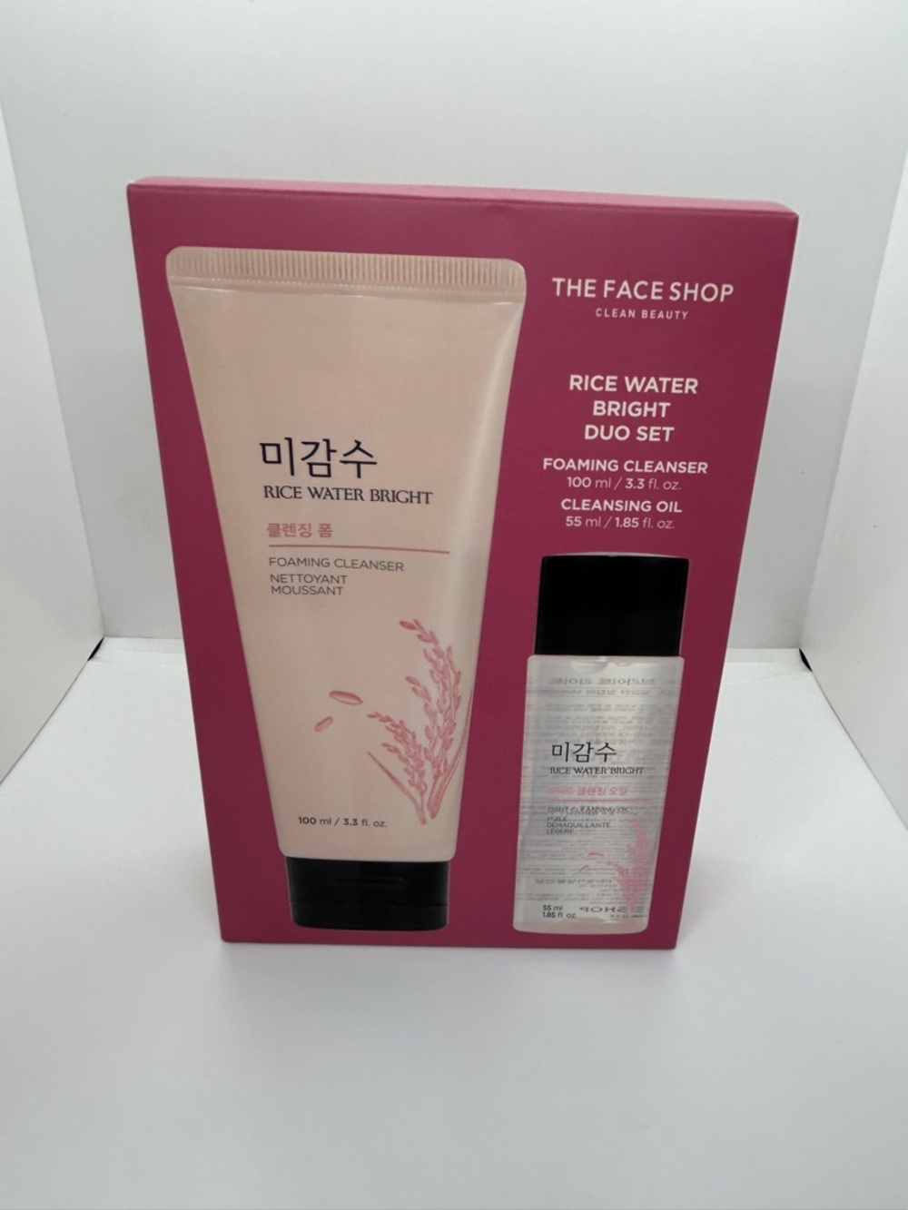 The Face Shop Rice Water Bright Cleansing Duo Set K-Beauty